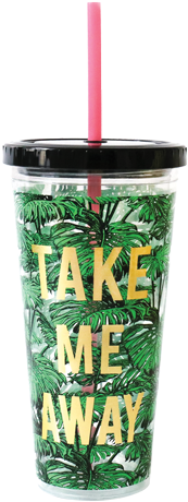 Alice Scott Tumbler With Straw (600x600), Png Download