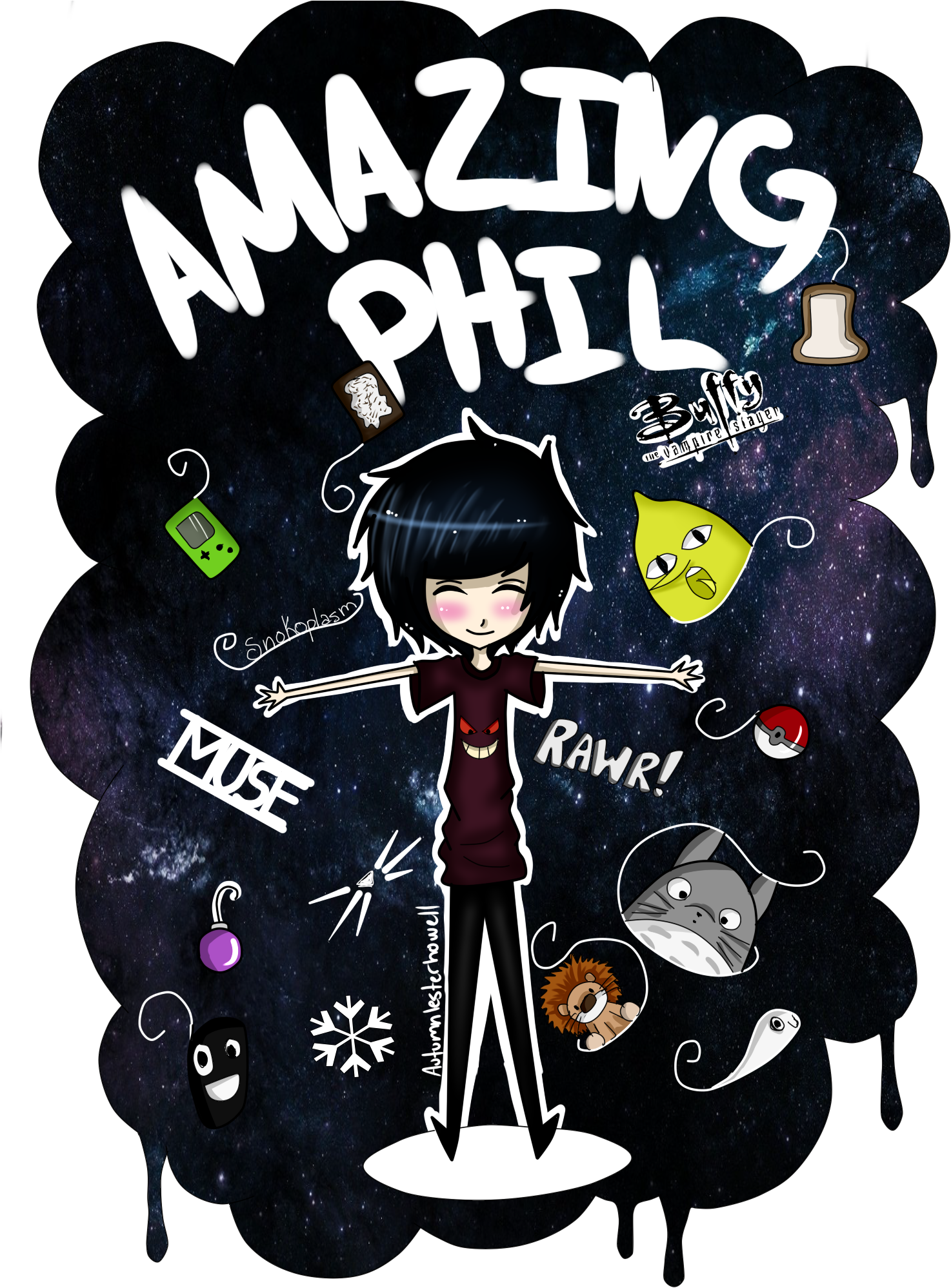 Whiskers Clipart Dan And Phil - Phil Lester (1535x2056), Png Download