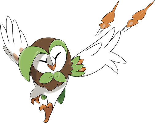 Artwork Dartrix Sole Luna Pokemontimes It Dartrix Artwork2 - Pokemon Dartrix (670x402), Png Download