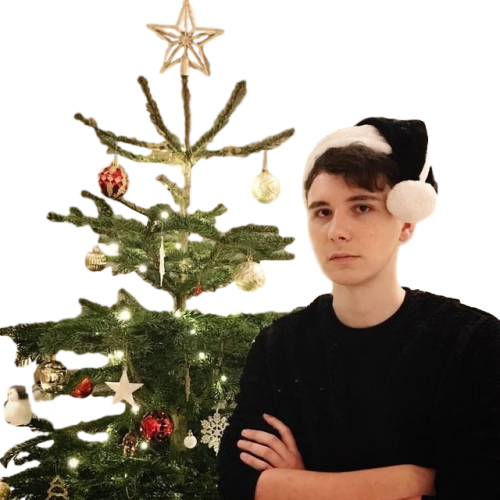 Dan Howell Transparent - Christmas Ornament (500x500), Png Download