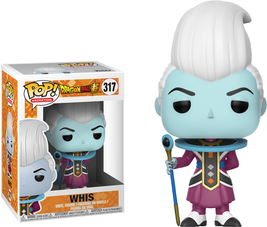 Dragonball Z - Dragon Ball Super Whis Pop! Vinyl Figure (942x780), Png Download