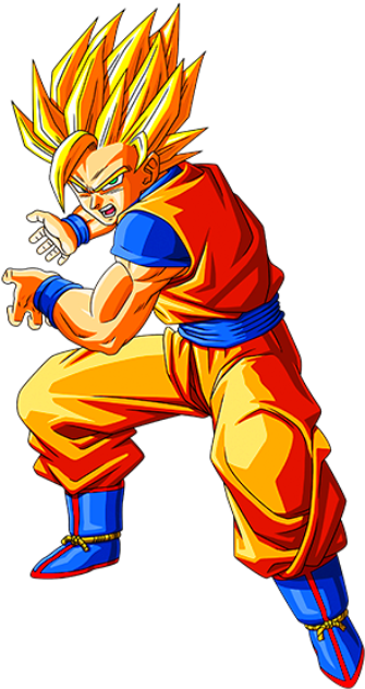 Dragon Ball Clipart Kamehameha - Imagenes De Goku Ssj2 (340x640), Png Download