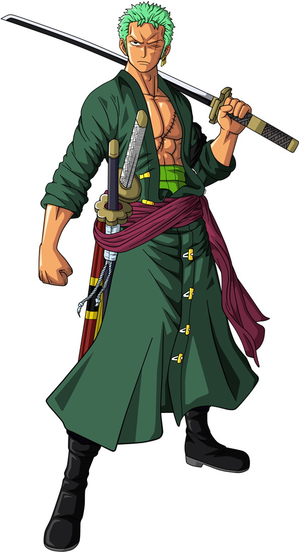 Zoro - Imagenes De Zorro Ronoa (662x1125), Png Download