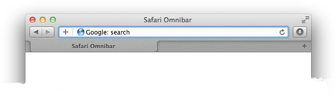 Integrates Location Bar And Search Bar Into One - Safari Search Bar (676x204), Png Download