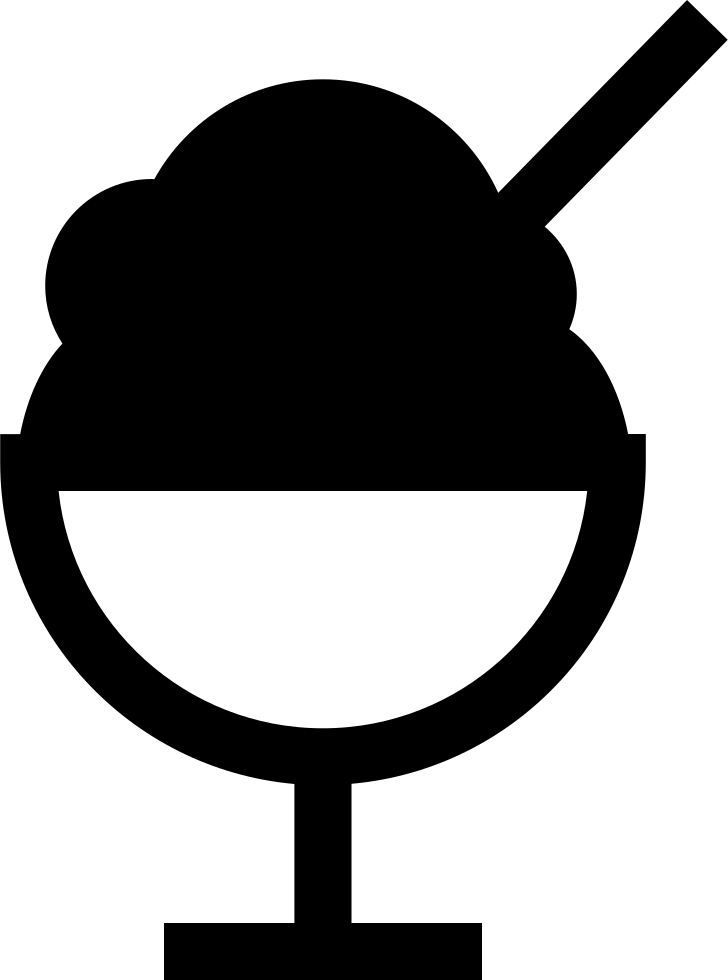 Png File Svg - Copa De Helado Icono (728x980), Png Download