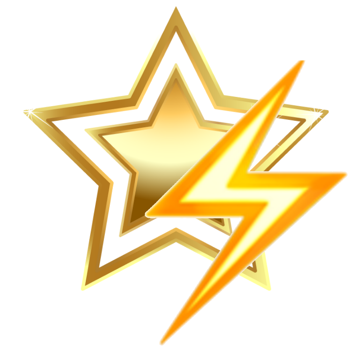 Mq Gold Golden Stars Star Heart Hearts - Star Png (1024x1024), Png Download