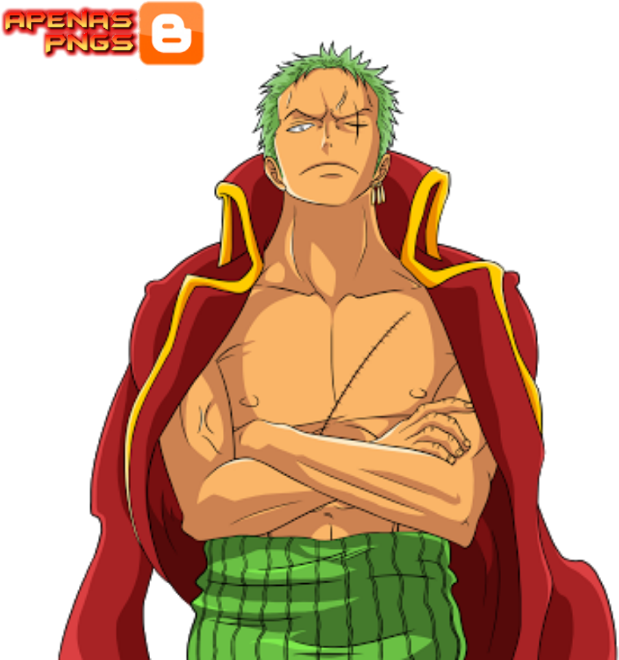 Zoro Png Render - Roronoa Zoro Monkey D Luffy (983x983), Png Download