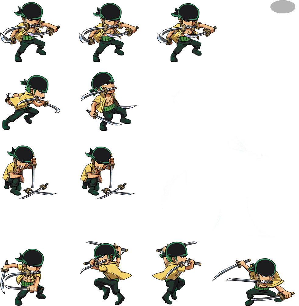 Roronoa Zoro - Cartoon (1024x1024), Png Download