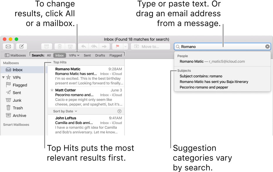 The Mailbox Being Searched Is Highlighted In The Search - Post Box (931x612), Png Download