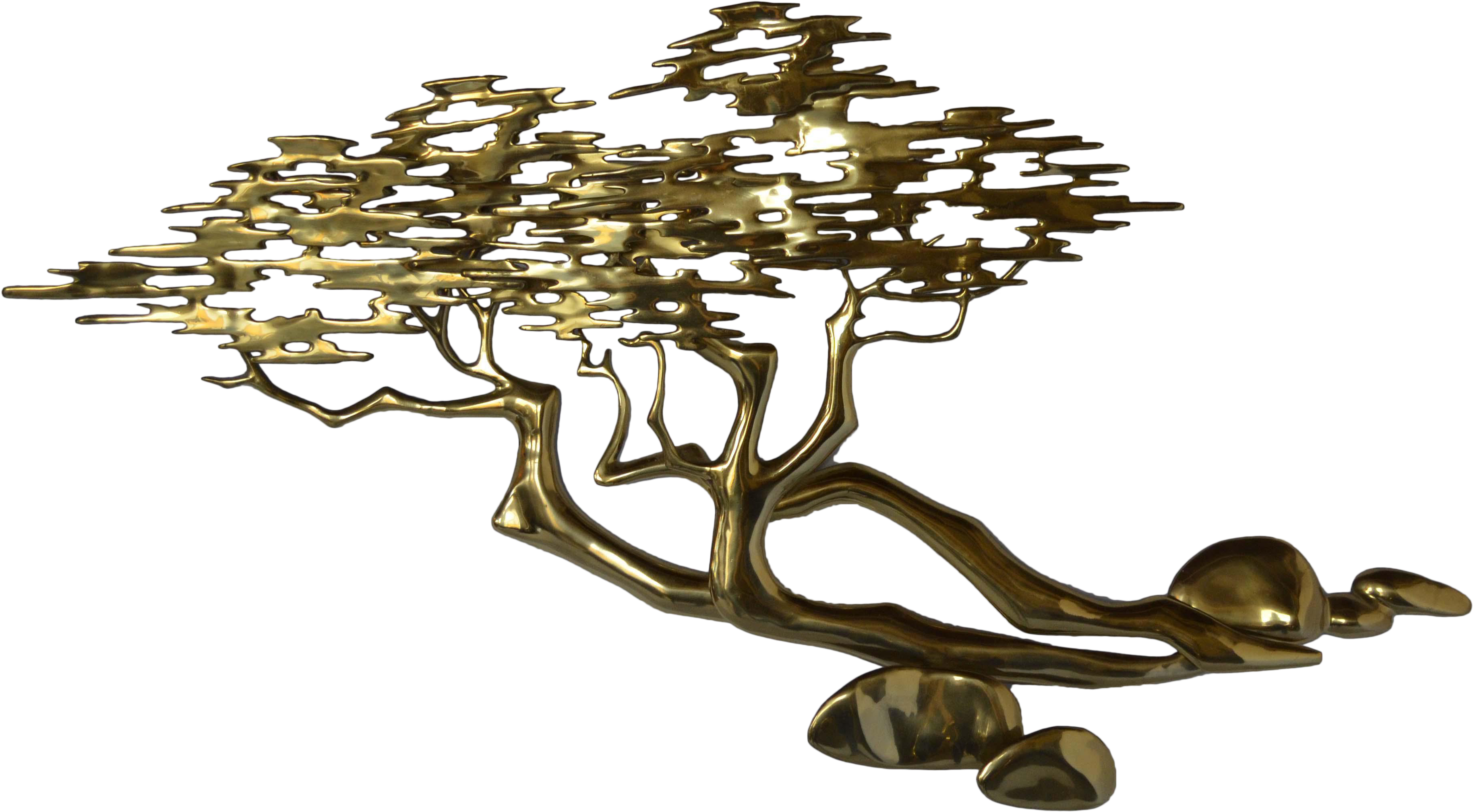 Clipart Black And White Download Bijan Brass Sculpture (4063x2241), Png Download