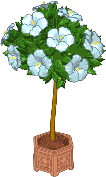 A Pretty Magnolia Tree - World Of Warcraft (425x700), Png Download
