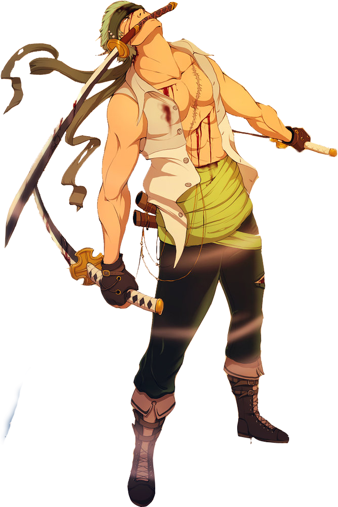 Made A New Frie - Zoro One Piece Epic Battle (752x1063), Png Download