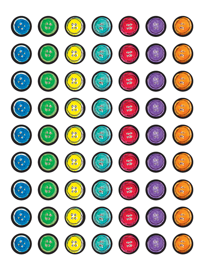 Tcr 63937 Pete The Cat Groovy Buttons Mini Stickers - Girl Guide Proficiency Badges (900x900), Png Download