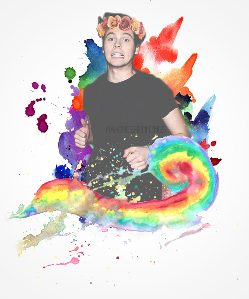 Luke Hemmings Transparent Download - Art Print: Stay True To Yourself By Jelena Matic : (500x600), Png Download