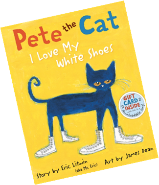 Download The Flyer To Post On Your Refrigerator - Pete The Cat - I Love My White Shoes (hardcover) (325x378), Png Download