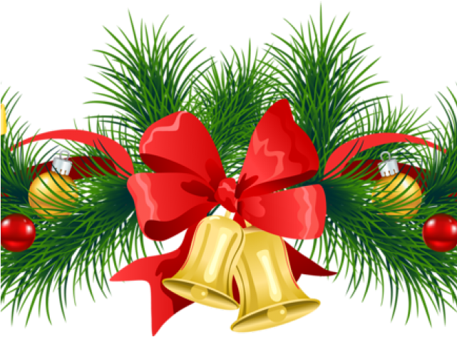 Evergreen Garland Cliparts Free Download Clip Art - Garland Clipart (640x480), Png Download