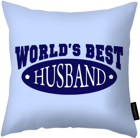 Best Husband Printed Pillow - Cushion (600x700), Png Download