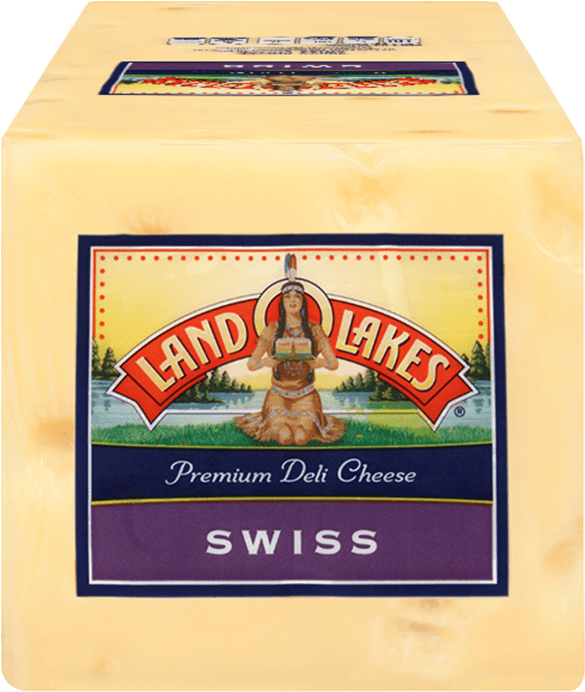 Cheese Block Swiss Cheese 00034500419055 700×800 - Land O Lakes (700x800), Png Download