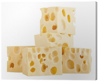 The Perfect Pieces Of Swiss Cheese Isolated On White - Gruyère Cheese (400x400), Png Download
