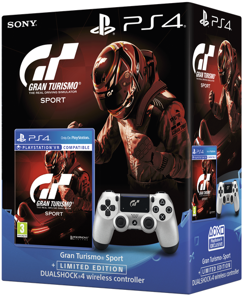 Sport & Sony Dualshock 4 Controller V2 - Gran Turismo Sport Controller (555x616), Png Download