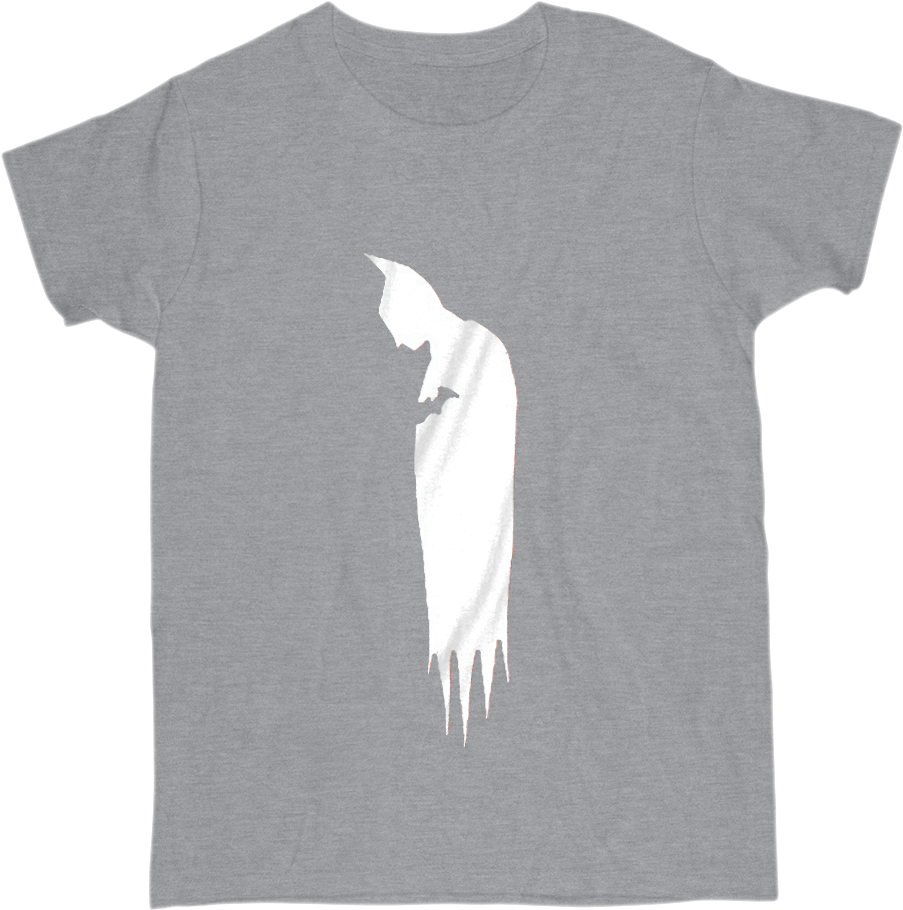 Batman Silhouette T Shirt Dc Comics Justice League - T-shirt (1000x1000), Png Download