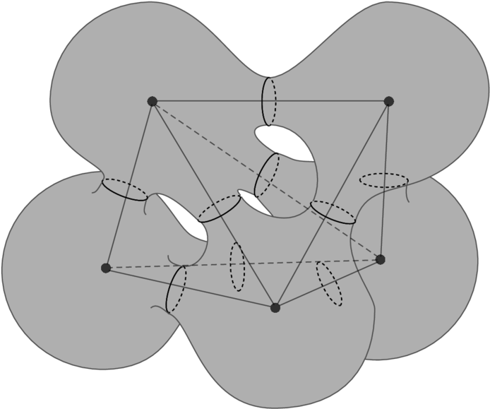 The Second Step Of A Swiss Cheese Construction - Cartoon (850x603), Png Download