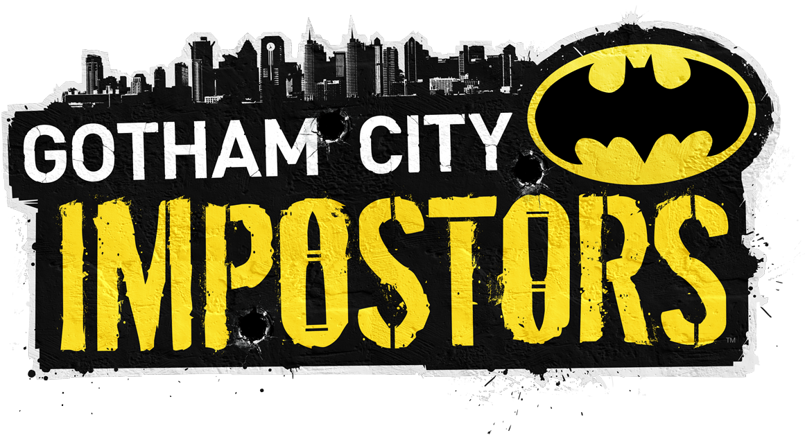 Gotham City Silhouette Png Download - Gotham City Impostors Logo Png (1200x907), Png Download