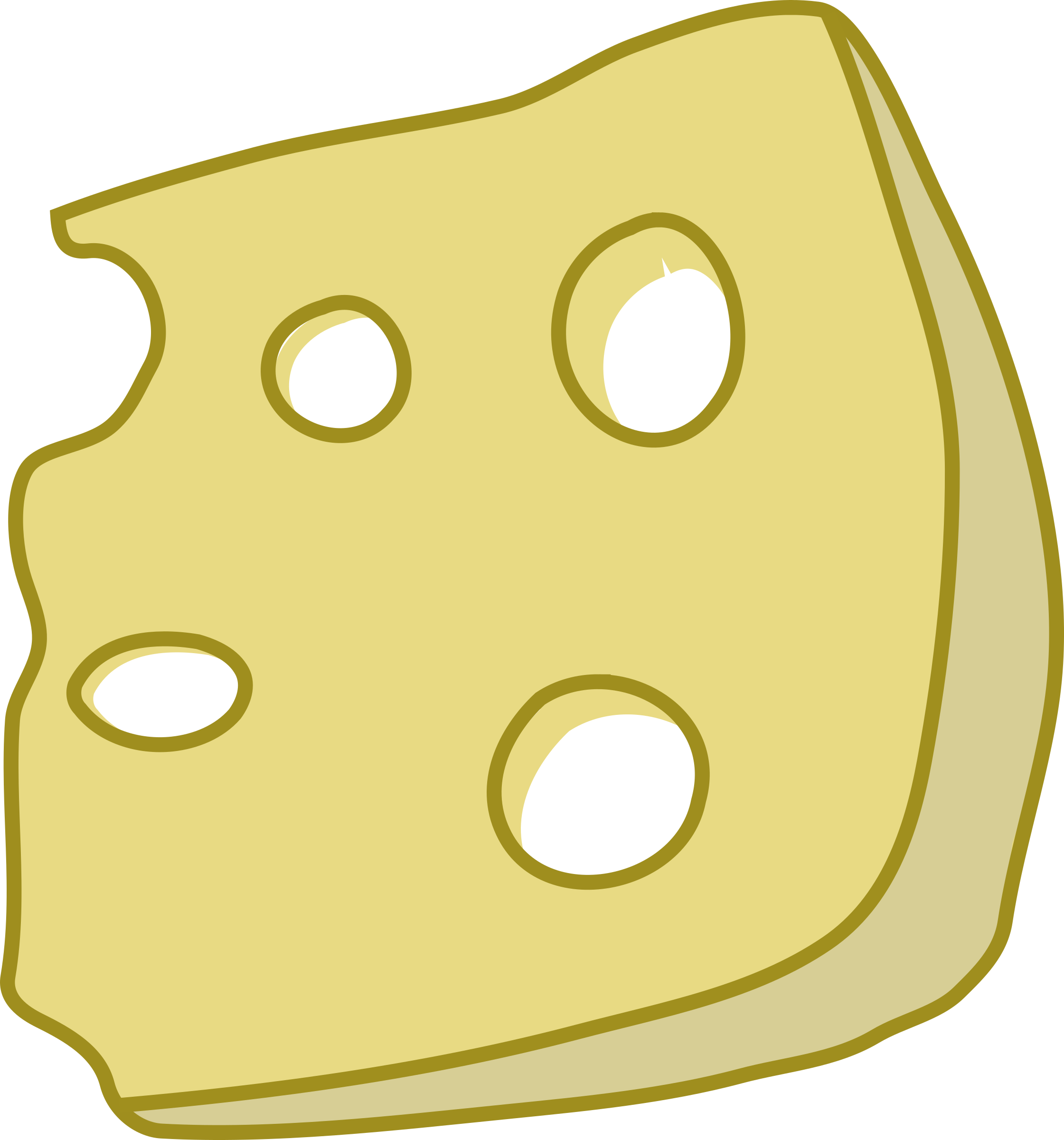 Cheese Transparent Slice - Cheese Clip Art (2241x2400), Png Download