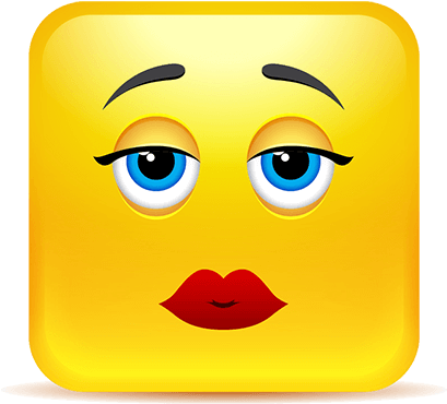 Yellow Square Smiley Emoji Stickers Messages Sticker-1 - Sticker (408x408), Png Download