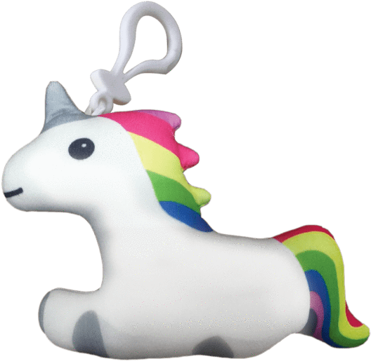 Unicorn Watermelon Smelly Rainbow Bedtime Plush Fleece - Iscream Unicorn Mini Squishem (550x550), Png Download