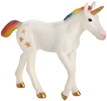 Rainbow Unicorn Baby - Schleich Unicorn (540x483), Png Download