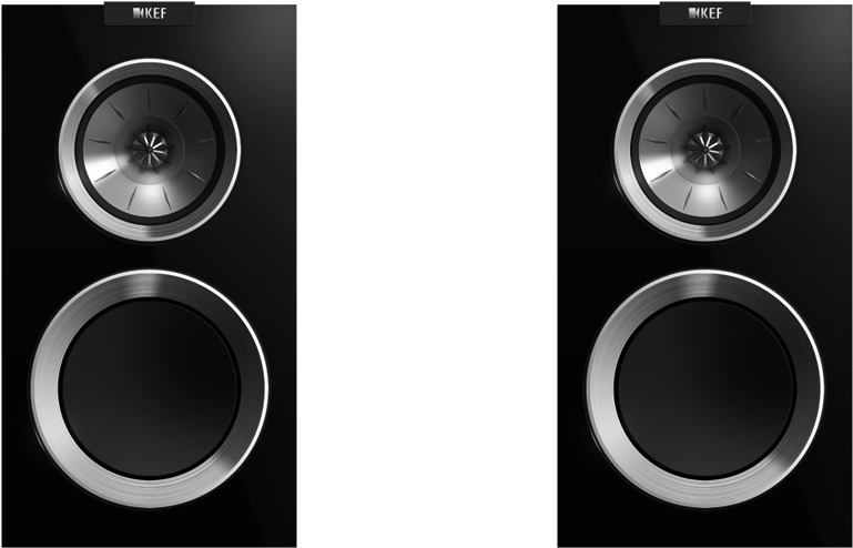 Audio Sound Box Free On Dumielauxepices Net - Kef R300 Bookshelf Loudspeaker - High Gloss Piano Black (960x585), Png Download
