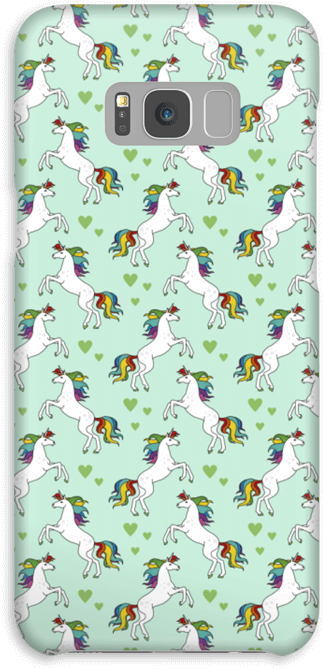 A Lovely Unicorn Case - Cartoon (425x800), Png Download