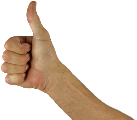 Thumbs Up, Thumb, Hand, Positive, Excellent, Great - Thumbs Up Arm Png (960x640), Png Download