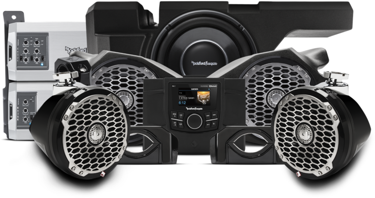 Rockford Rzr Stage-5 - (2) Rockford Fosgate Pm2652w-mb 6.5" Marine Wakeboard (900x900), Png Download
