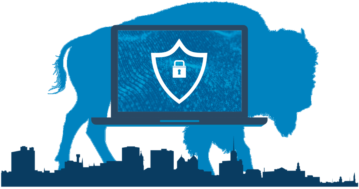 Buffalo-cybersecurity - Emblem (1200x627), Png Download