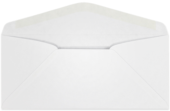 White Regular Envelopes Front - White Regular Envelopes - Free