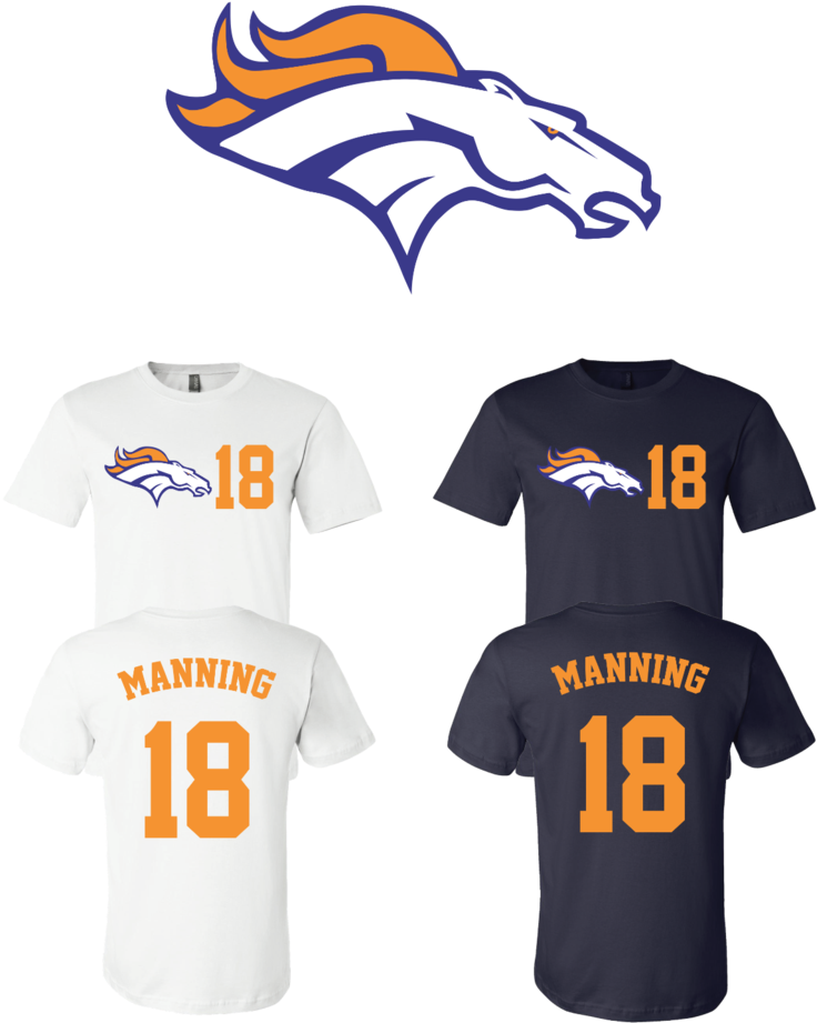 Peyton Manning - Denver Broncos 2 Pack Car Coasters (791x1024), Png Download
