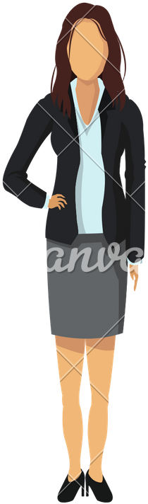 Business Woman Fashion Icon Icons By Canva - Businesswoman Icon (479x800), Png Download