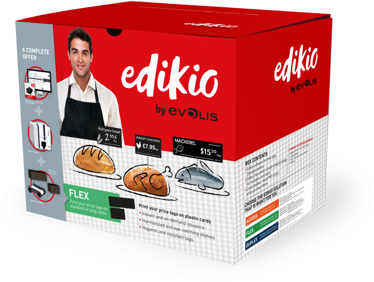 Evolis Edekio Price Tag Solutions - Printer (1400x1207), Png Download