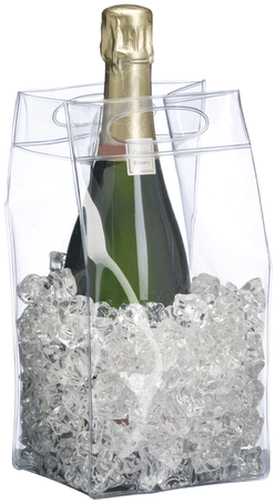 Ice Bag - Ice Bag Wine Cooler (356x475), Png Download