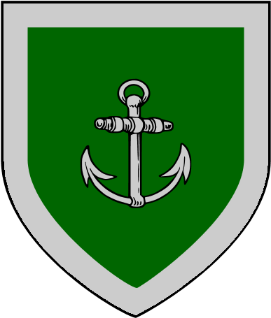 Kul Tiras Silver Hand Shield - Silver (400x535), Png Download