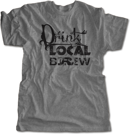Drink Local Brew T-shirt - Old School Basketball T Shirts (480x480), Png Download