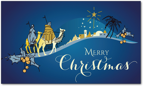Star Of Bethlehem - Merry Christmas The Three Kings (600x600), Png Download