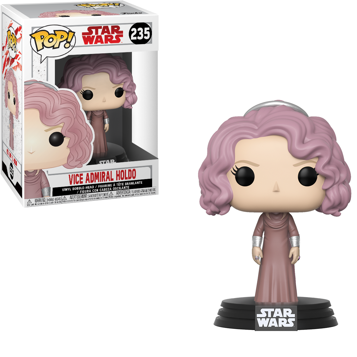 The Last Jedi - Vice Admiral Holdo Pop (1300x1300), Png Download