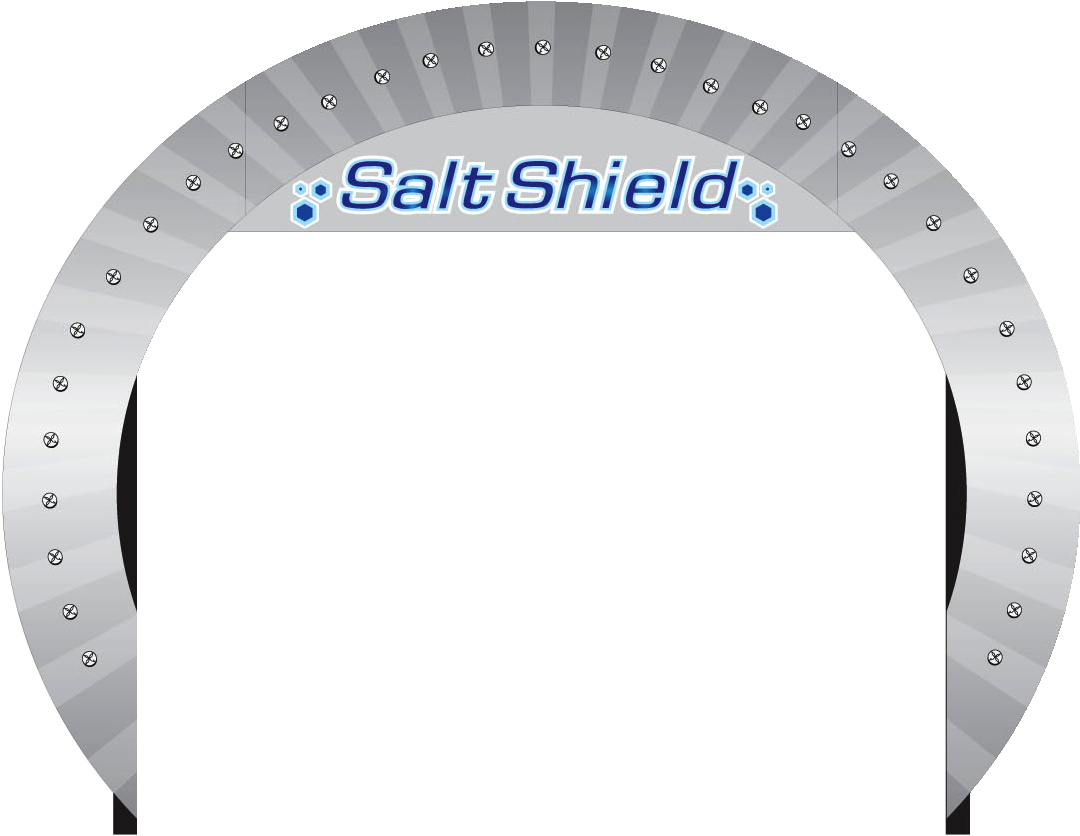 Salt Shield Vortex Arch Silver - Circle (1237x930), Png Download