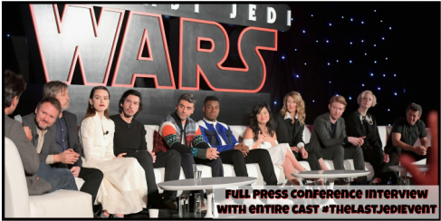 Cast Of The Last Jedi Interview (678x381), Png Download