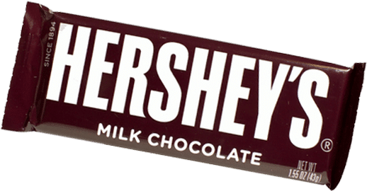 The Chocolate Bar, A Beloved Treat Know All Around - Milton S Hershey Chocolate (518x270), Png Download
