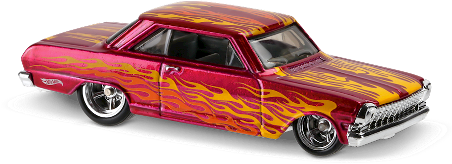 63 Chevy® Ii - Chevy 2 Hot Wheels (892x407), Png Download