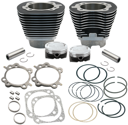 4 1/8" Low Compression Bore Cylinder & Pistons Kit - Twin Power 160462240: Twin Power Cylinder Head Gaskets (458x458), Png Download